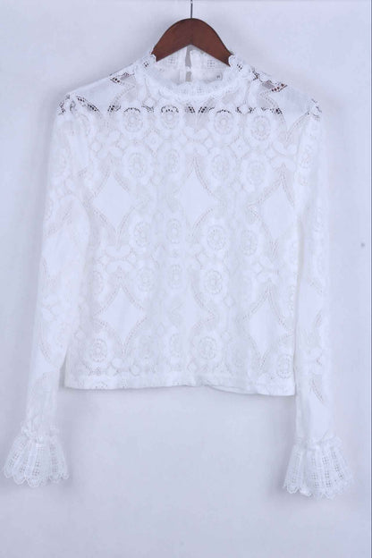 Florcoo Solid Lace Tops(2 Colors)